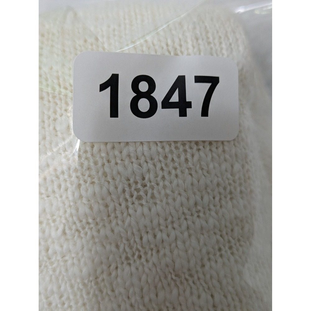 Marine Layer Sweater Cream sz M White Seabreeze Textured Knit Crewneck Pullover - Picture 10 of 10